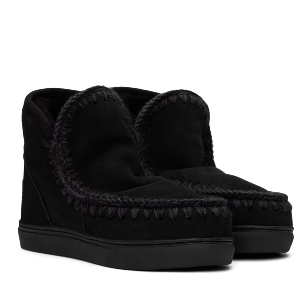 MOU Black Sneaker Boots 41